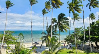 For Sale: Prime Beachfront Land in Samana, Dominican Republic.